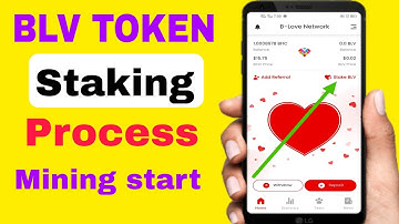 Blv Token Staking Process / B-Love Network mining start