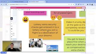 Promoting top ideas from a whiteboard to a workspace for voting
