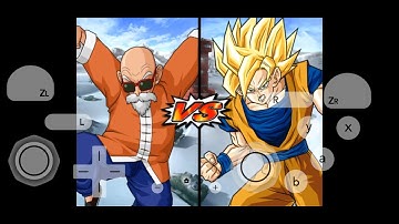 DBZ Budokai Tenkaichi 3 Master Roshi Vs Goku (End) Super Saiyan |Requested Match|