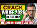 How To Crack WBJEE 2026 in 1 Day❓ #wbjee2026 #tukkatricks #arsquad