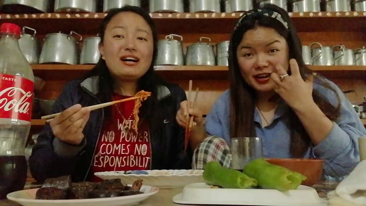 Mukbang || First Vlog || Nima Drema || Leki Tsomu || Arunachal Pradesh || Janta Curfew || #mukbang