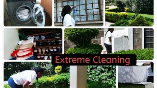 MY WEEKLY EXTREME CLEANING ROUTINE / OUTDOOR SPACE CLEANING /HOMEMAKING #cleaning #kenya #subscribe