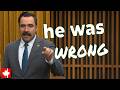 HE WAS WRONG Conservative MP Jeremy Patzer Calls Out The Recession Truth 