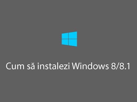 Cum se instalează Windows 8 - Tutorial în română