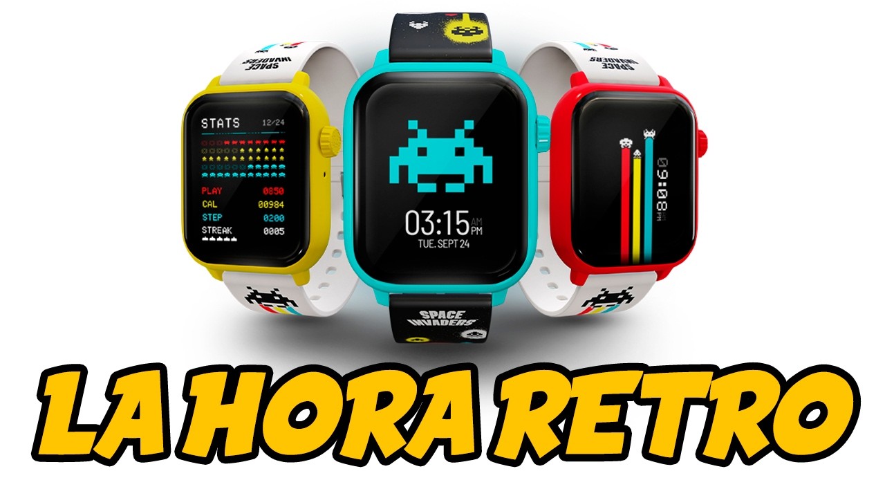 Smartwatch OFICIAL de Space Invaders 🤯 Reloj Taito Licenciado (REVIEW COMPLETA)