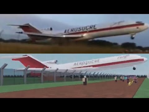 Aerosucre Flight 157 (Roblox Crash Animation)