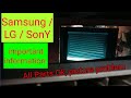 Picture problem in colour crt tv samsung  lg sony colour tv