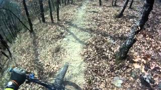 Vtt En Ardèche - Lyas, Sentier Monotrace Du Bois Des Liviers - 1