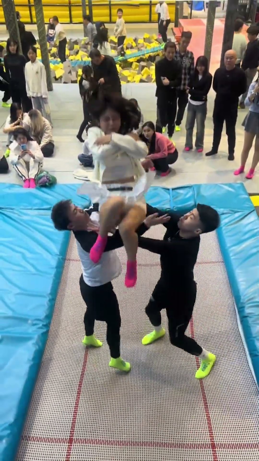This Trampoline Is So?? Fun! Why Didn't We Just Start Jumping Around Like This When We Were Kids