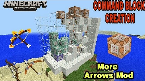 MCPE Only Command - More Arrows Mod - Minecraft PE 1.1.0.0 Command Blocks Creation