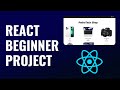 React Shopping Cart Ecommerce Beginner Website - Build & Deploy A React Beginner Project