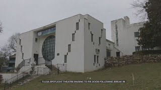 'It Is Devastating:' Tulsa Spotlight Theatre Raises Funds To Repair Historic Door Damaged In