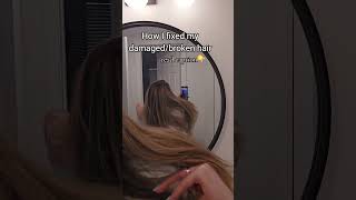 Fixing damaged and broken hair
