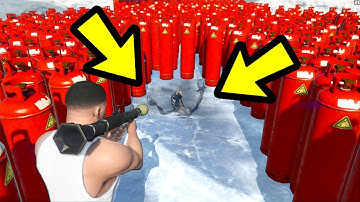 CAN YOU BREAK THE ALIEN OUT OF THE ICE? (GTA 5)