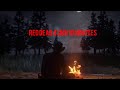 Red Dead ASMR 10 minutes | Rain | Fire | Sleep | Sleep | Asy