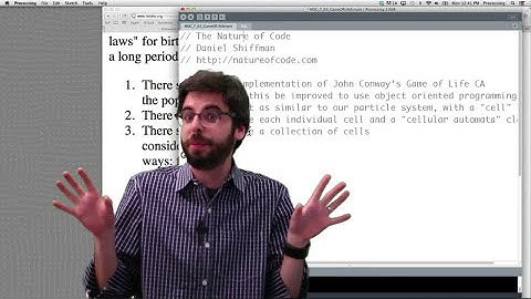 7.3: The Game of Life - The Nature of Code