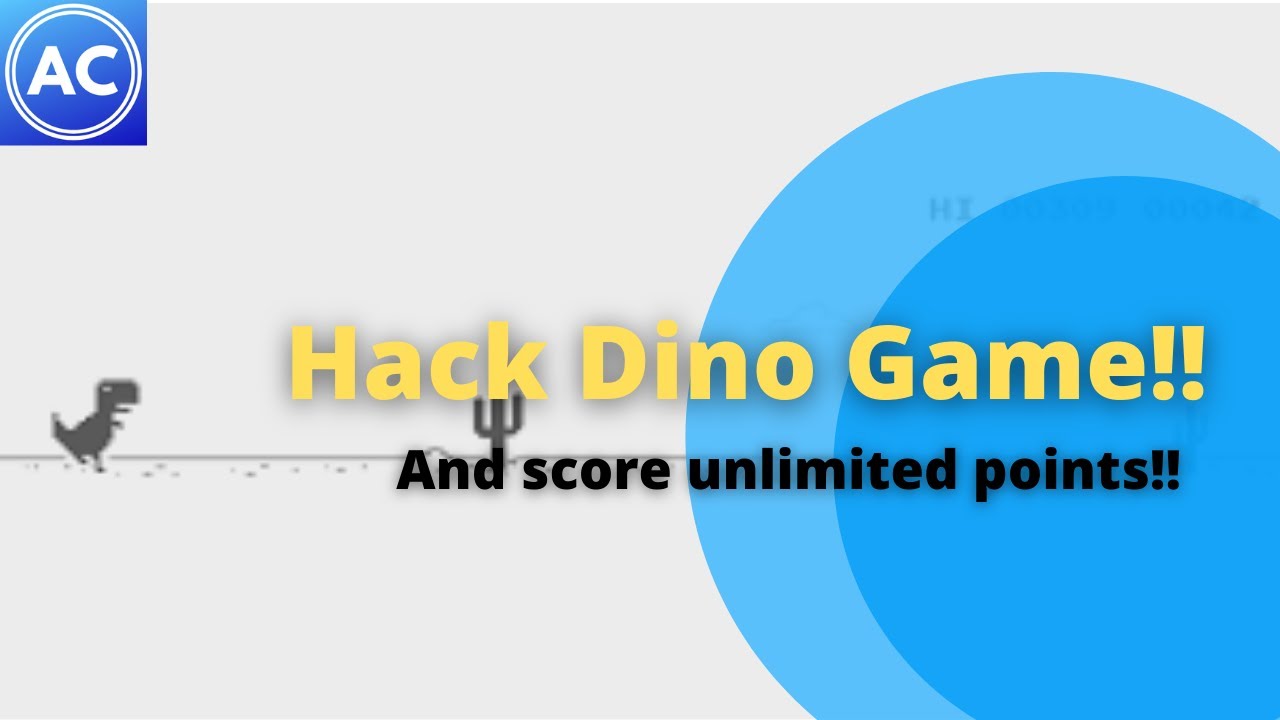 Hack Google Chrome Dino Game For Unlimited Score – Innovative