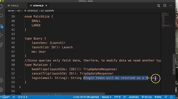 SpaceX complete project NodeJS React part 3 creating an apollo server and a GraphQL schema