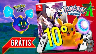 10ª Geração! Cosmog e Mega Rayquaza de GRAÇA no Pokémon GO! 3 NOVOS JOGOS para o Switch