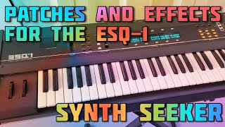 ENSONIQ ESQ-1 シンセサイザー Ensoniq ESQ-1: Exploring its unique sounds and character