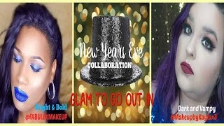 NEW YEAR'S EVE GLAM | POP OF COLOR EDITION | COLLAB WITH MAKEUP BY KAYLA