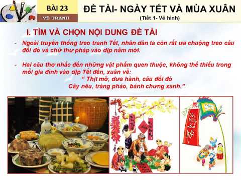 BÀI GIẢNG MĨ THUẬT 6 TUẦN 23 (từ ngày 13/4/2020 đến 18/4/2020)