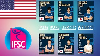 IFSC Salt Lake Final Boulder men (Second version) Cut Edition