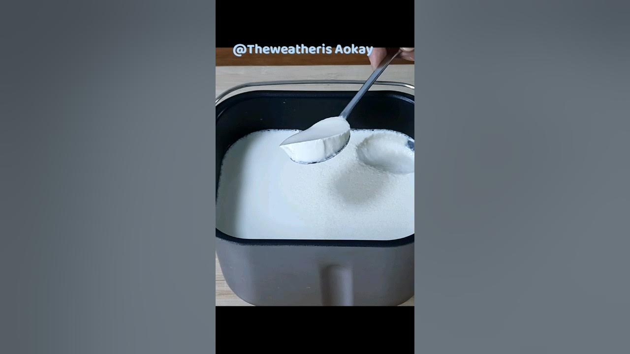 Bread machine yogurt, 😋 kitchenappliance food breadmaker recipe 