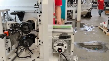 compact edge banding machine with pre-milling