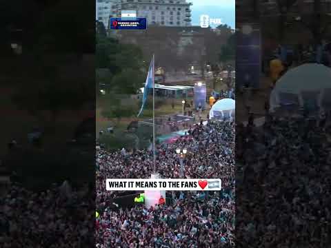 What a moment for Argentina fans