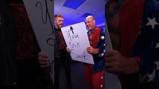 Edge puts one over on Kurt Angle again 20 years later! #short #wweraw Resimi