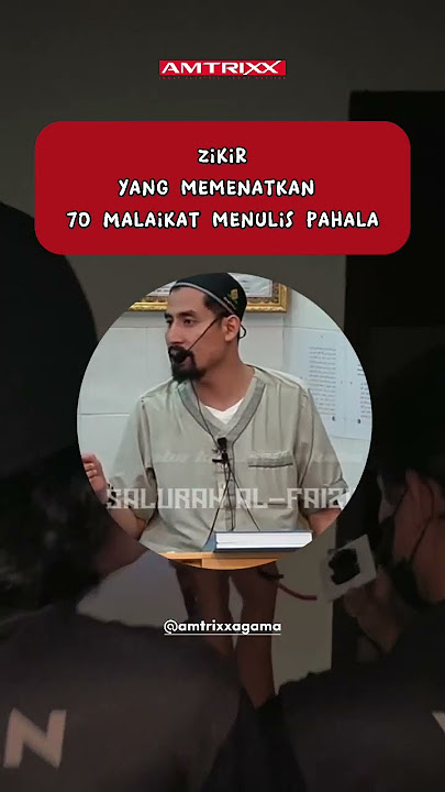 Zikir Yang Memenatkan 70 Malaikat Menulis Pahala - Ustaz Don Daniyal #shorts
