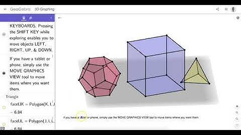 How to EASILY MOVE OBJECTS in ANY DIRECTION in GeoGebra Apps