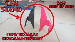 How to Make Origami Giraffe Step by Step