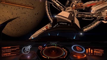 Elite Dangerous - I flew "Through" the station - Bug report