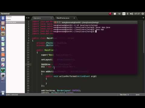 Java GUI Programming - 03 - เพิ่มเหตุการณ์เมื่อมีการคลิ๊กที่ปุ่มนะจ๊ะ