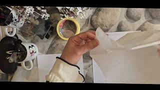 PRINTING ON SANDWISH PAPER ..الطباعة على ورق الساندويش للديكوباج...
