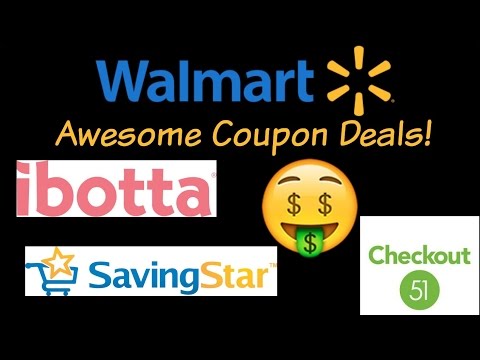 WALMART Deals | Stacking Coupons with Rebate Apps!