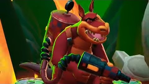 Crash Bandicoot On The Run Part 17: Inferno Dingodile Defeated & Yellow Gem! (NEW)