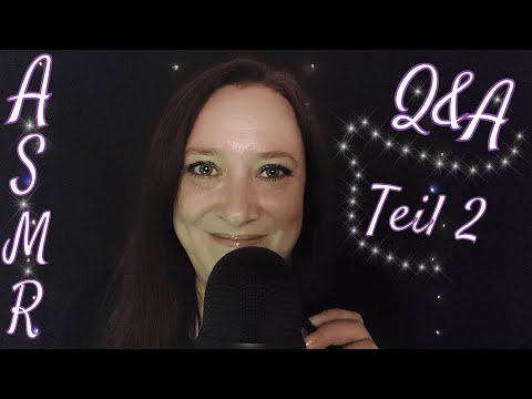 ASMR| Q&A Teil 2 💖Ich flüstere dich in den Schlaf ✨German/Deutsch