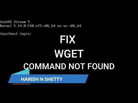 fix the missing wget command not Found Centos | fix command not found wget in kali Linux