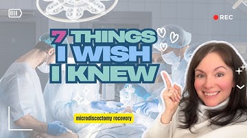 Microdiscectomy Recovery | discectomy surgery experience