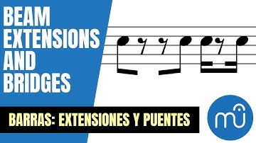 [Writing in MuseScore 3] Beam extensions and bridges (beams over rests)