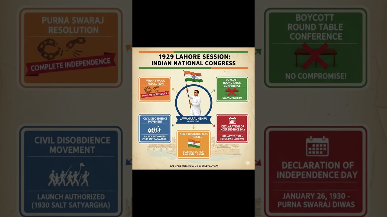 1929:Lahore session of Congress