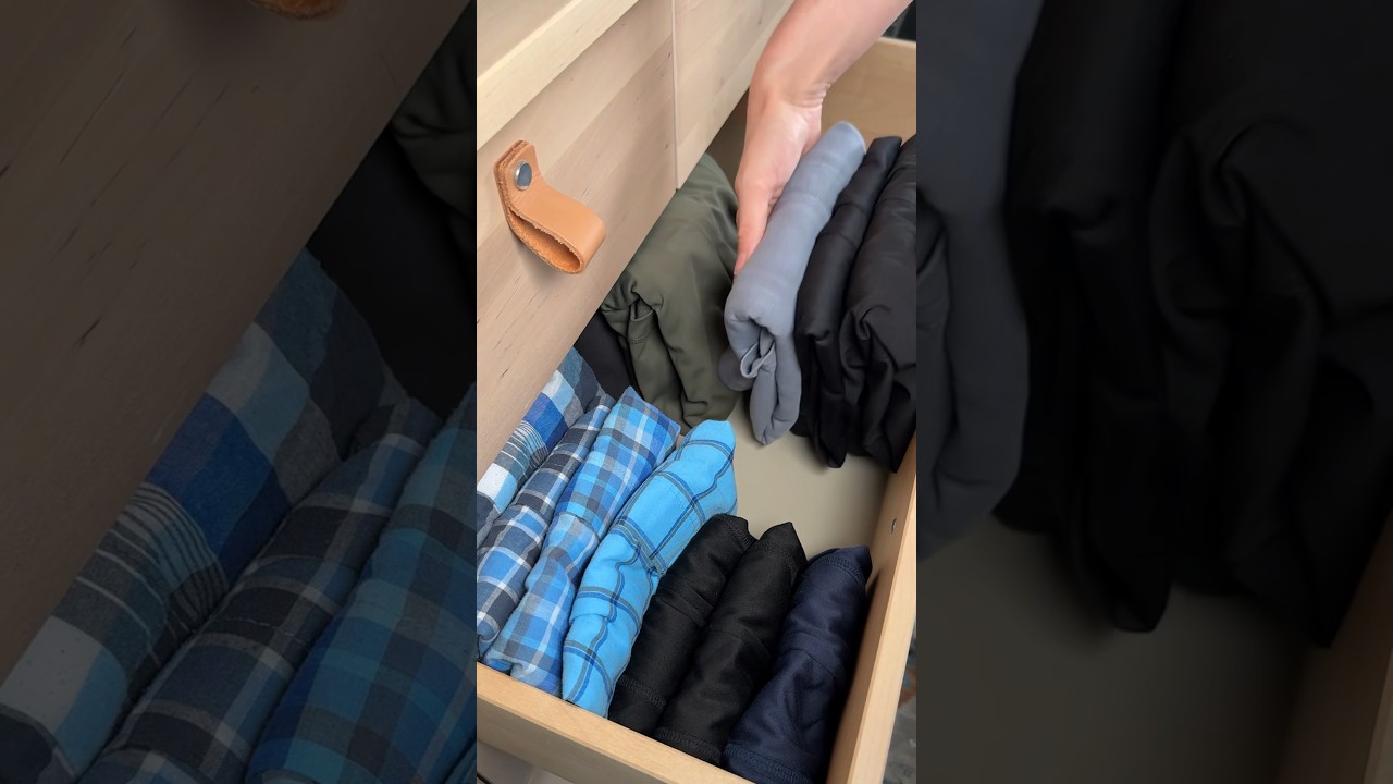Dresser Organization 🧦 #cleantok #asmr #cleanandtidy #cleaningmotivation #cleaning #organization