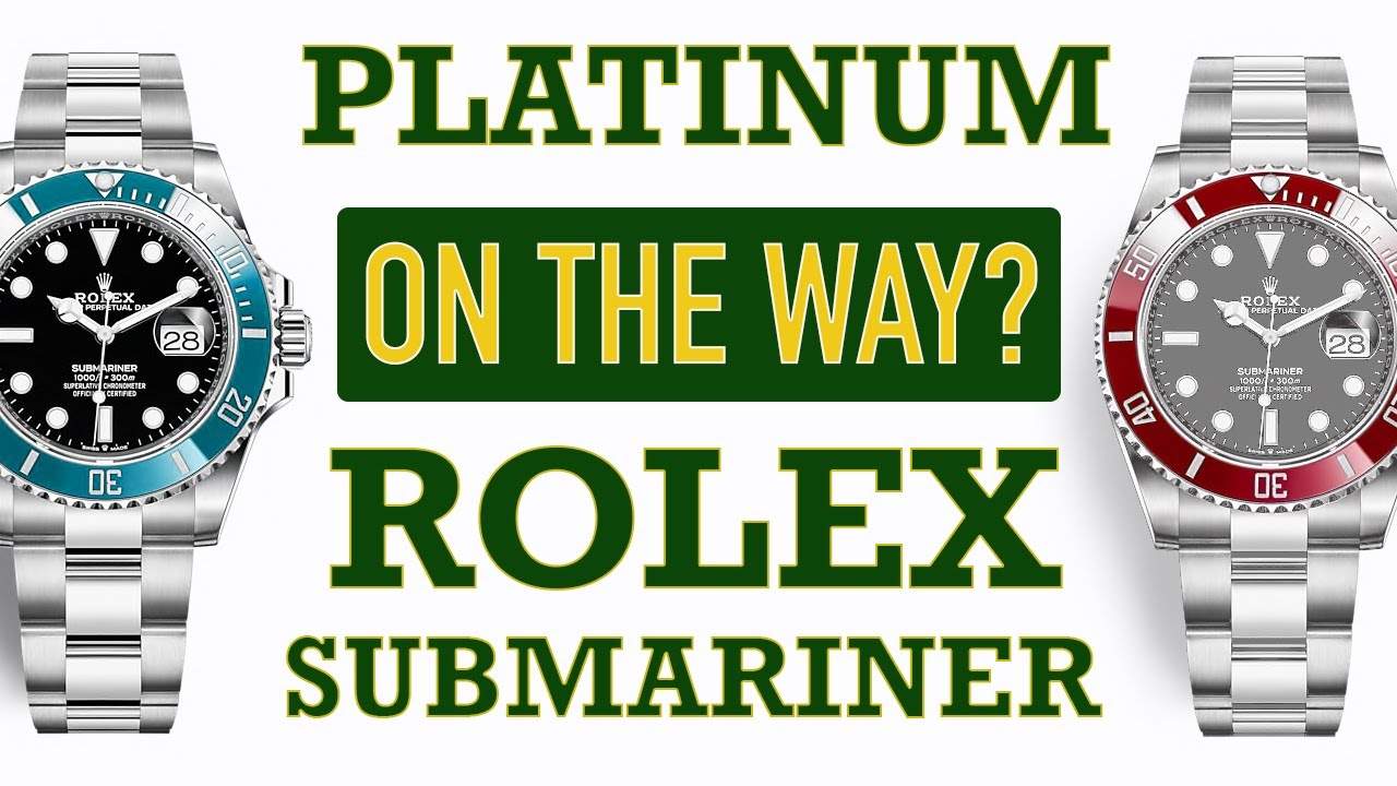 platinum rolex submariner