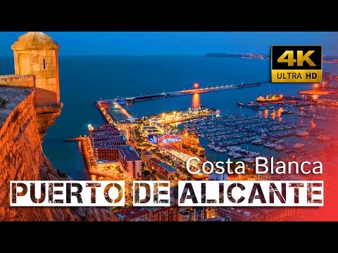 ✅ PUERTO DE ALICANTE, INCREIBLES VISTAS, RECORRIDO EN 4K