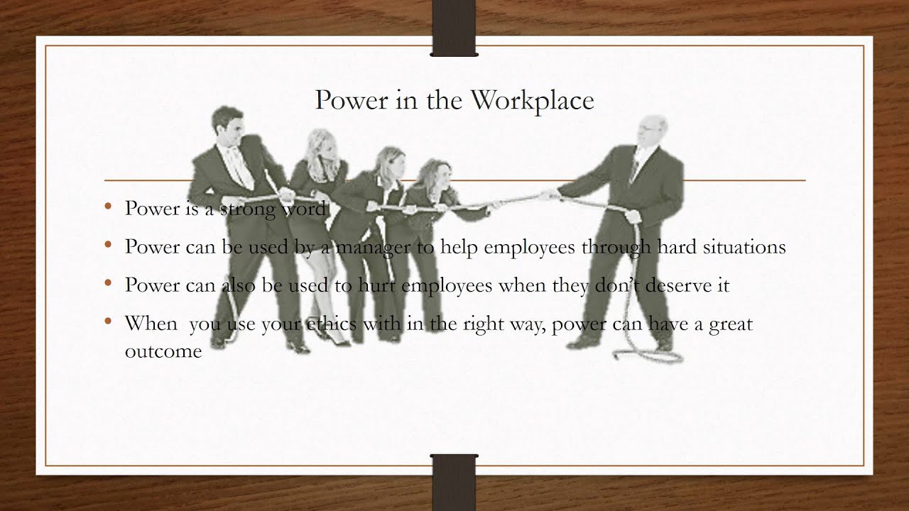 Power and Ethics PowerPoint Presentations