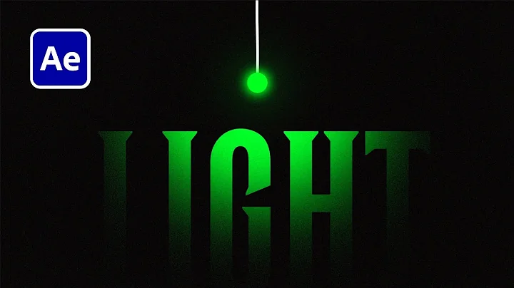 Light Bulb Pendulum Animation in After Effects | Text Reveal Tutorial