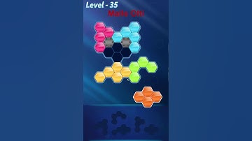 BLOCK! Hexa Puzzle! Regular A Level 35 (Basic) - Lösung Solution Walkthrough